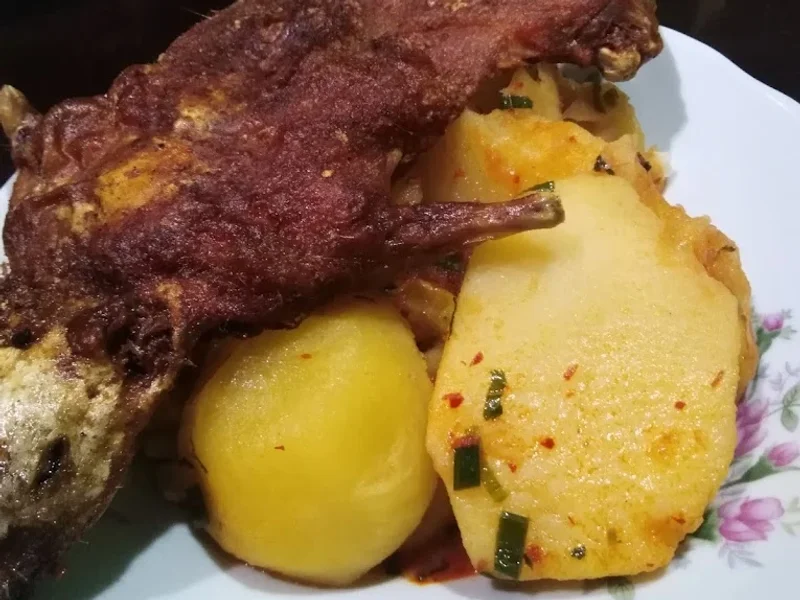 Caldo de Cabeza Mote . Menú