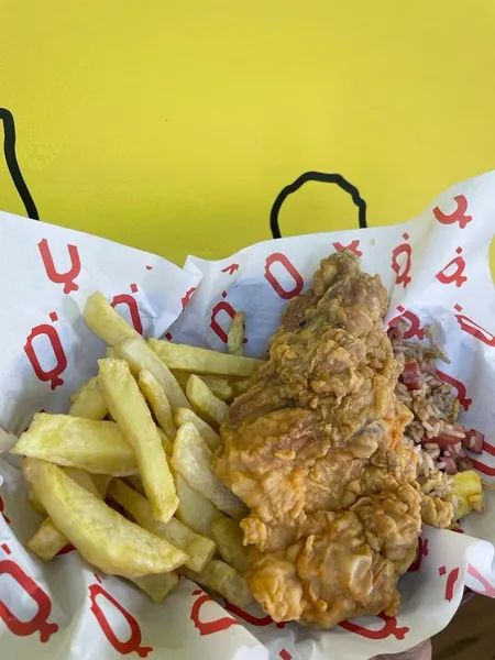 Que Broaster, salchipapa, chicha, papas fritas, restaurante, pollo a la brasa