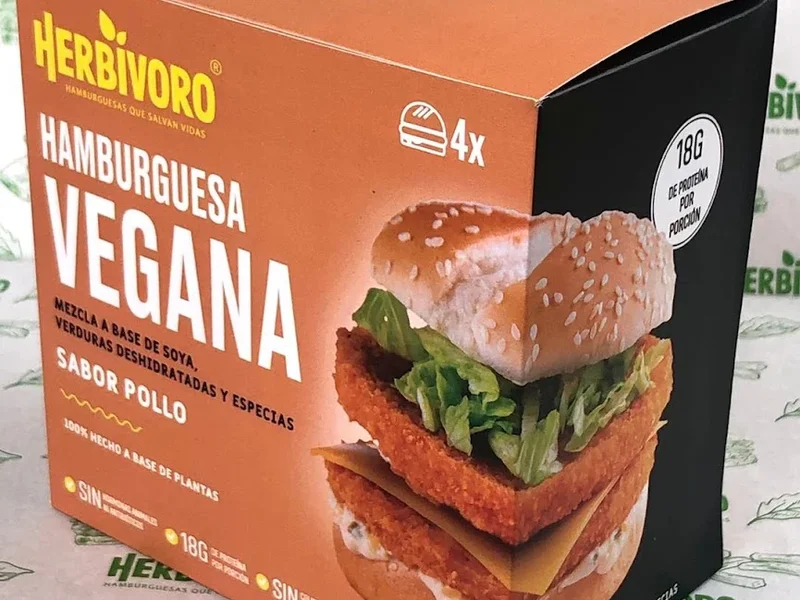 HERBIVORO HAMBURGUESAS VEGANAS