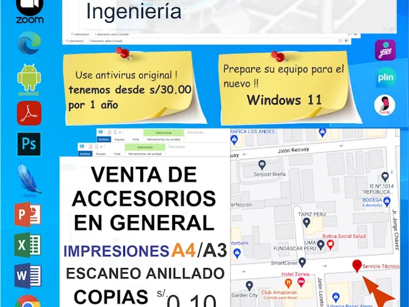 Servicio Técnico Laptop Impresora Computadoras