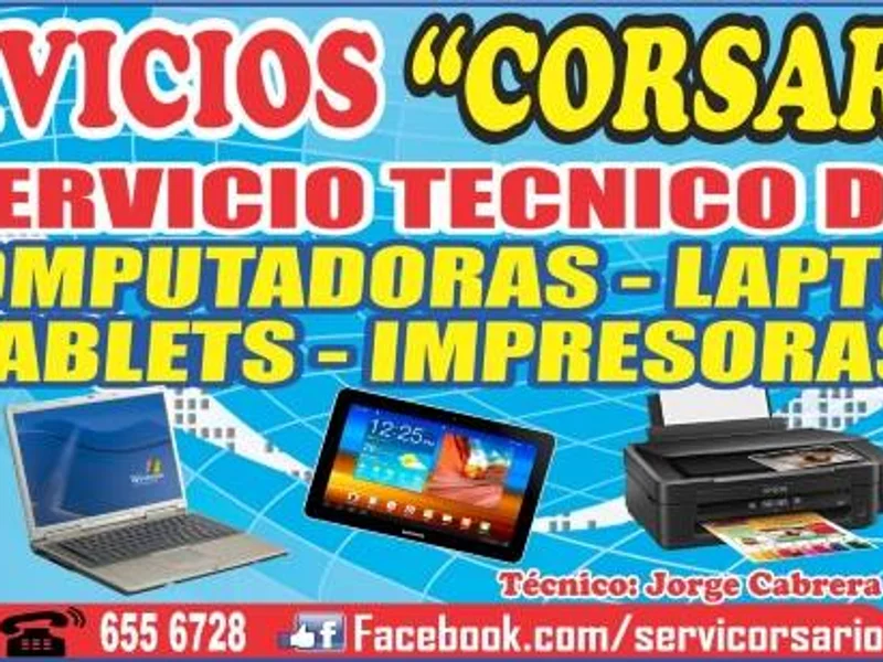 SERVICIO TÉCNICO DE COMPUTADORAS "CORSARIO"