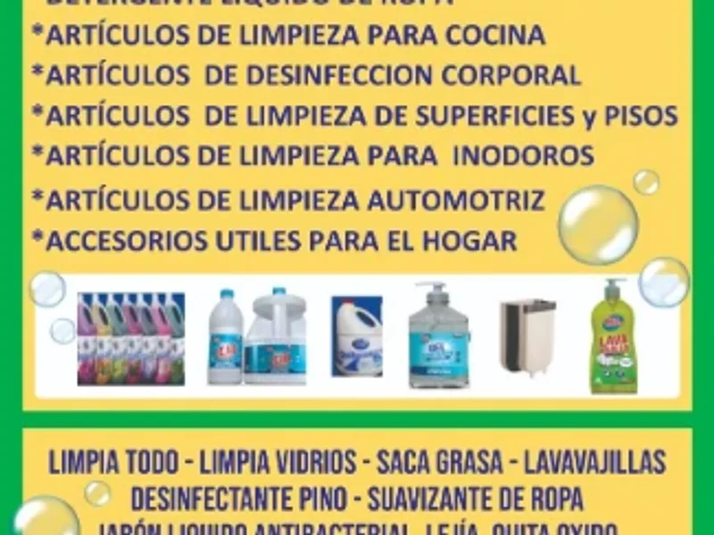 Artículos de limpieza; útiles del hogar-Eco Clean Flores