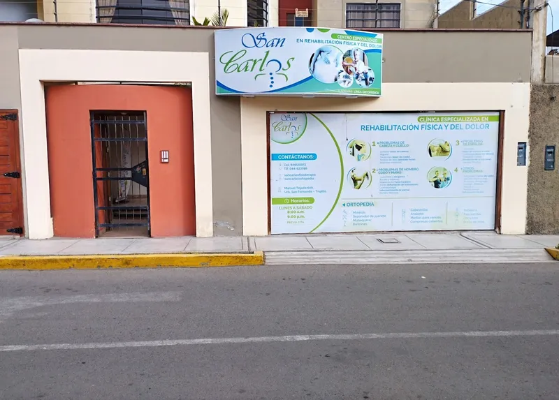 SAN CARLOS CLÍNICA ESPECIALIZADA EN REHABILITACIÓN FÍSICA Y DEL DOLOR