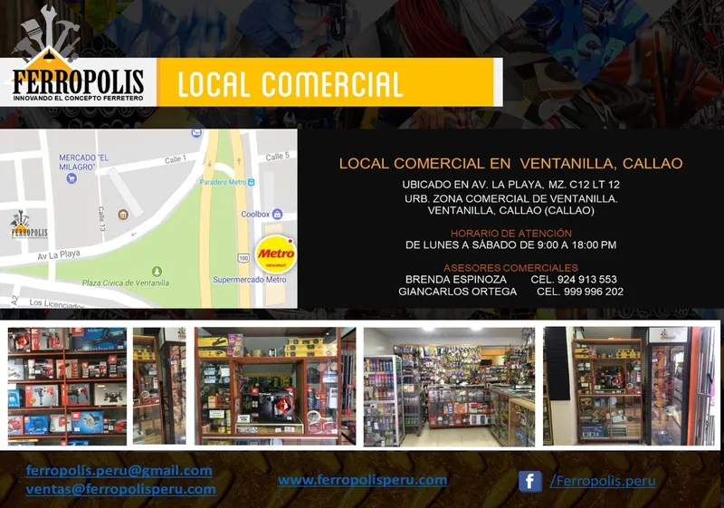 FERROPOLIS PERU - Tienda Minorista Económica de productos ferreteros