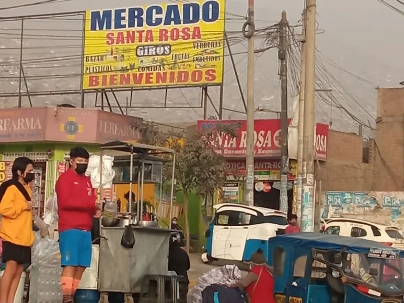 Mercado Santa Rosa zona P Huaycan