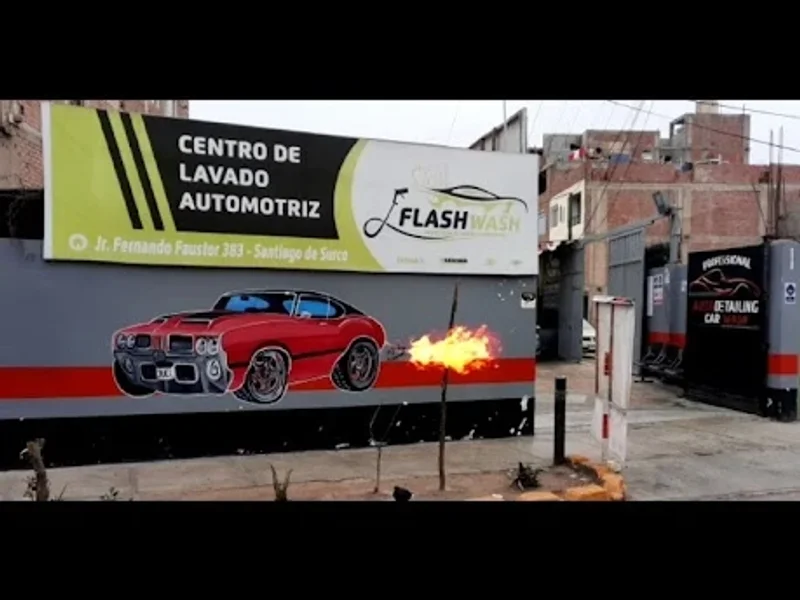 Flash Wash autodetailing car wash. Flash motors