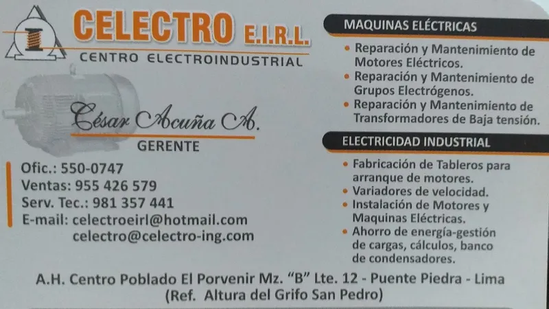 CELECTRO E.I.R.L