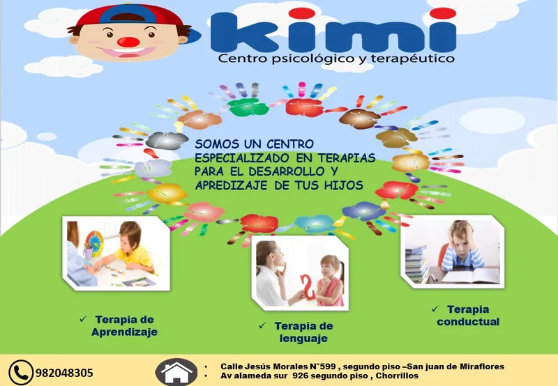 KIMI Centro psicológico y terapéutico - Sede Chorrillos