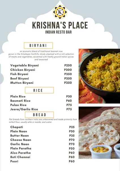 Krishna's Place Indian Restaurant