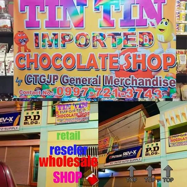 Tin Tin Imported Chocolates-Del Pilar