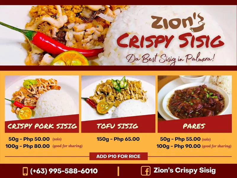 Zion’s Crispy Sisig