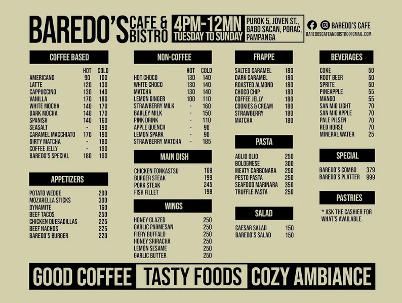 Baredo's Cafe & Bistro