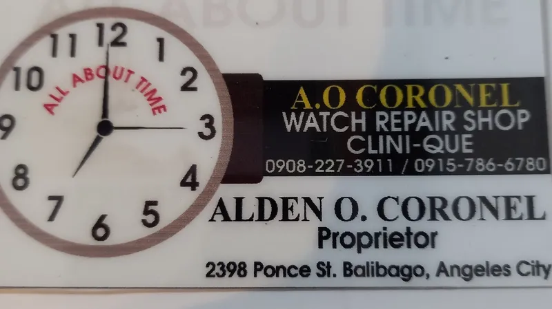 A.O Coronel Watch Clini-que