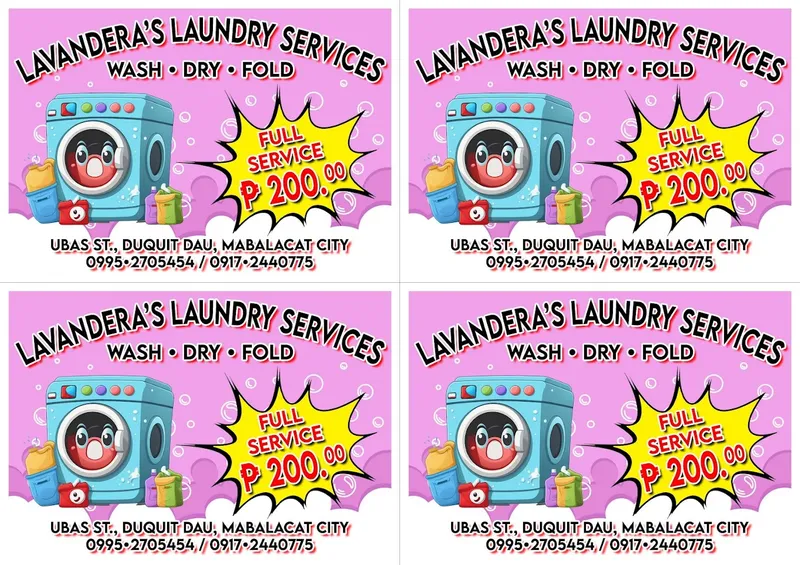 Lavanderas laundry services