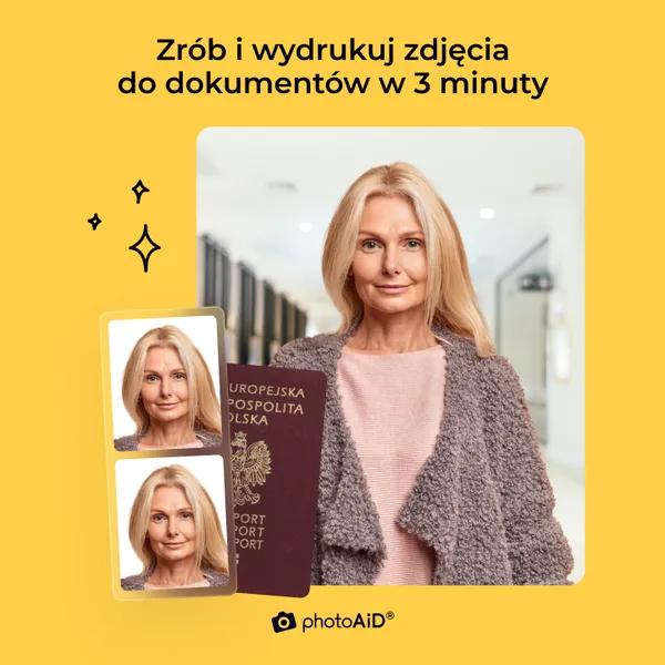 Zdjęcie do paszportu w PhotoAiD | Wydruk i Odbiór