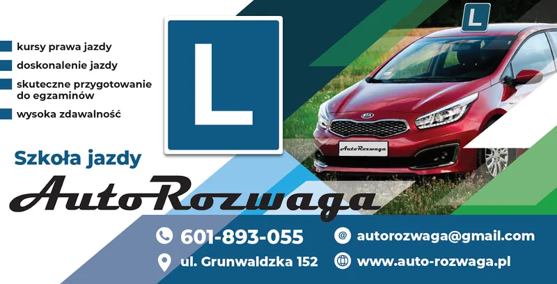 Auto-Rozwaga Ośrodek Szkolenia Kierowców SZKOŁA JAZDY Poznań. Prawo jazdy, Nauka jazdy