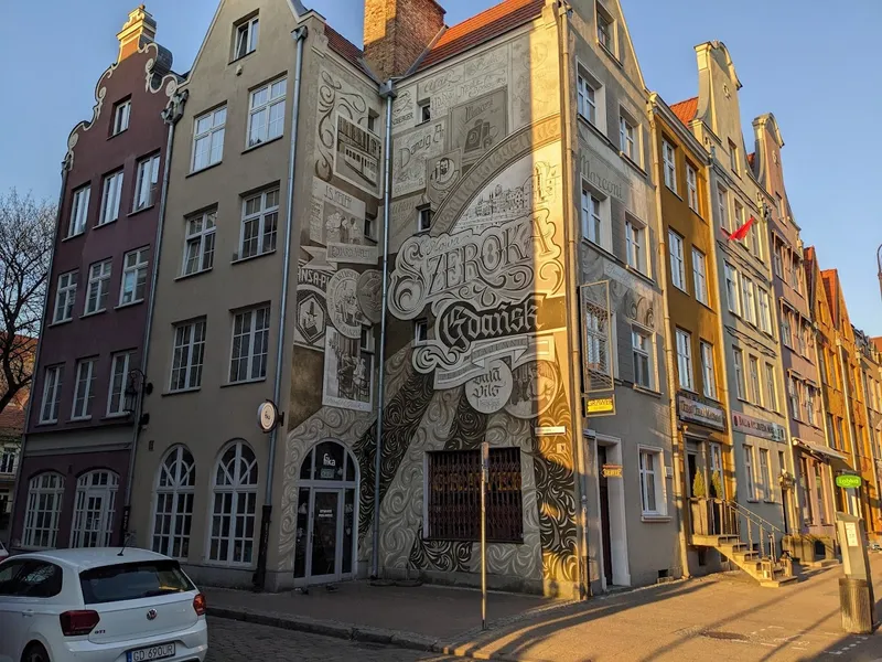 Mural Gdańsk pełen tajemnic - Szeroka