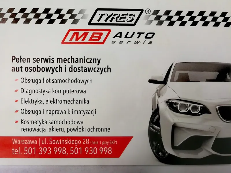 TYRES MB-AUTO SERWIS - WYMIANA OPON - MECHANIKA POJAZDOWA