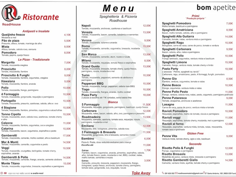 Road House Madeira Pizzeria & Spaghetteria