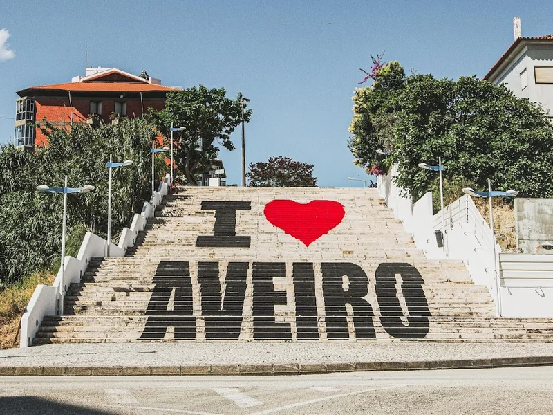 Escadaria "I Love Aveiro"