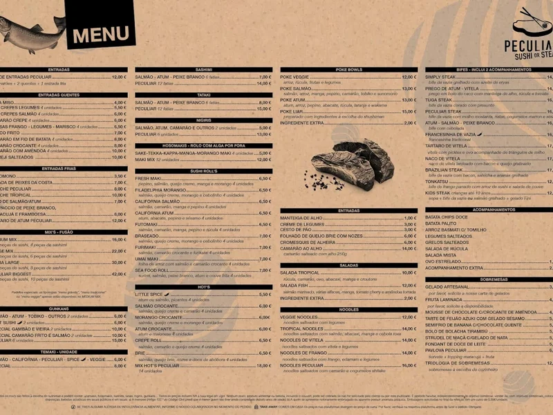 PECULIAR SUSHI OR STEAK