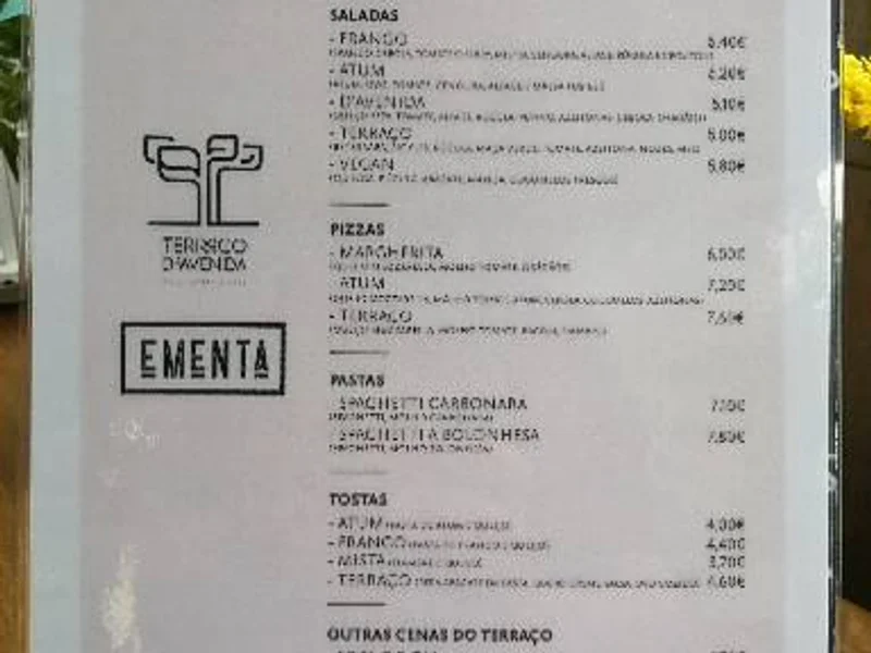 Restaurante Terraço da Avenida - Prato do dia