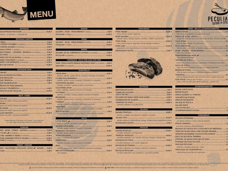 PECULIAR SUSHI OR STEAK