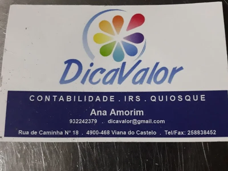 DICAVALOR - Contabilidade . Clínica Informática . Quiosque