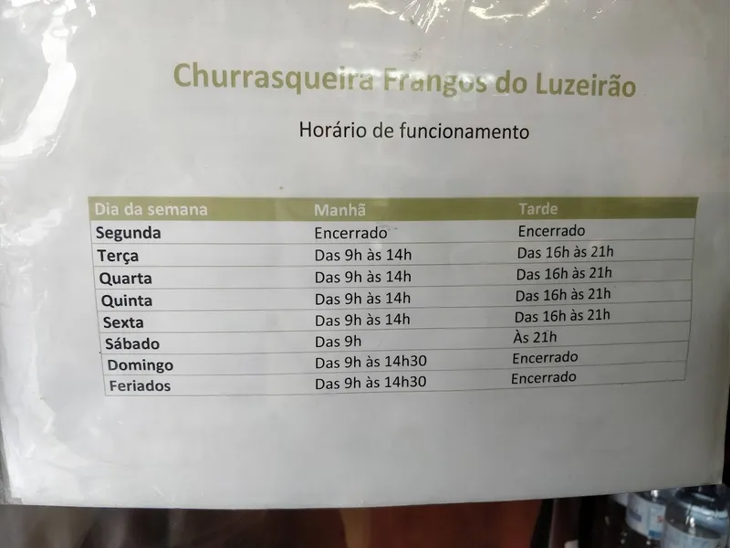Frangos do Luzeirão