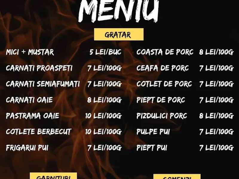 Terasa Sebastian grătar cu jar