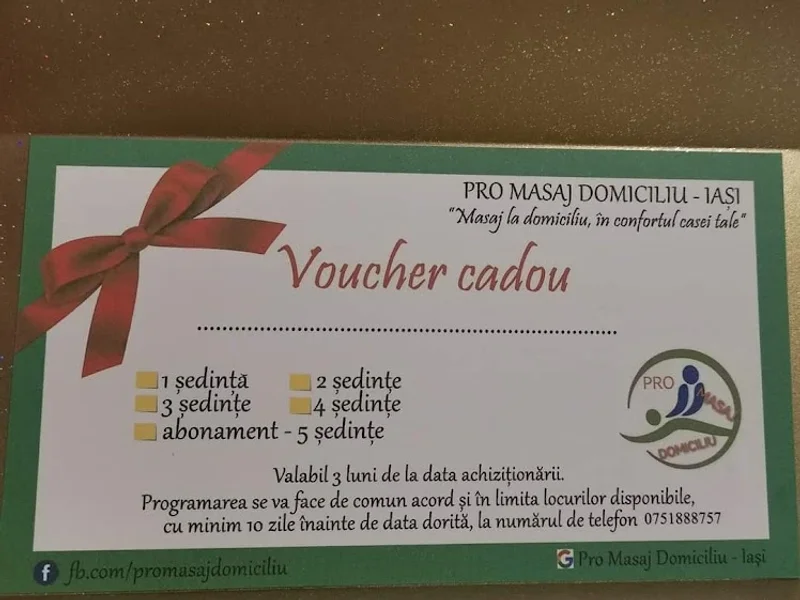 Pro Masaj Domiciliu - Iași