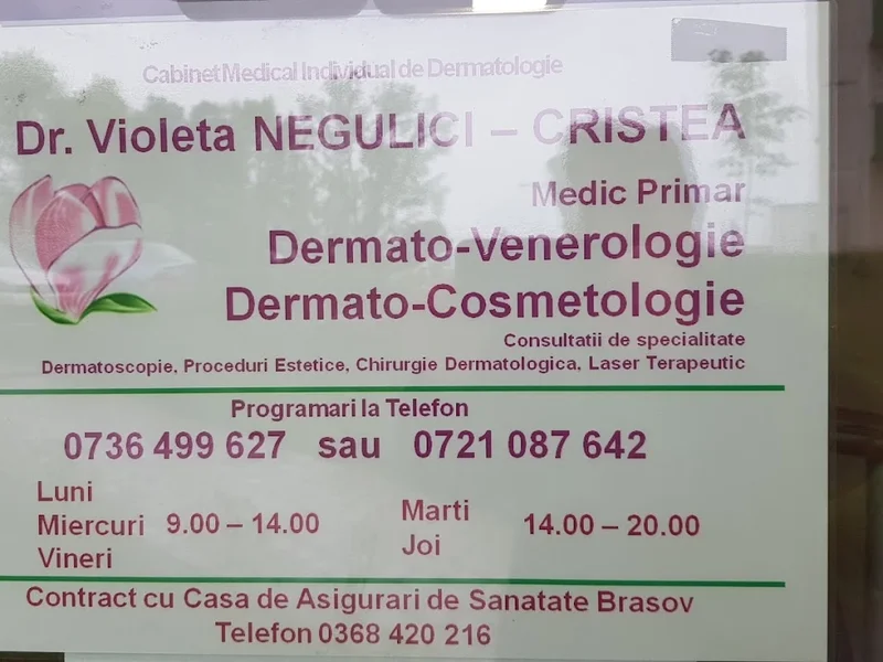 Cabinet Dermatologie Dr. Negulici-Cristea Violeta