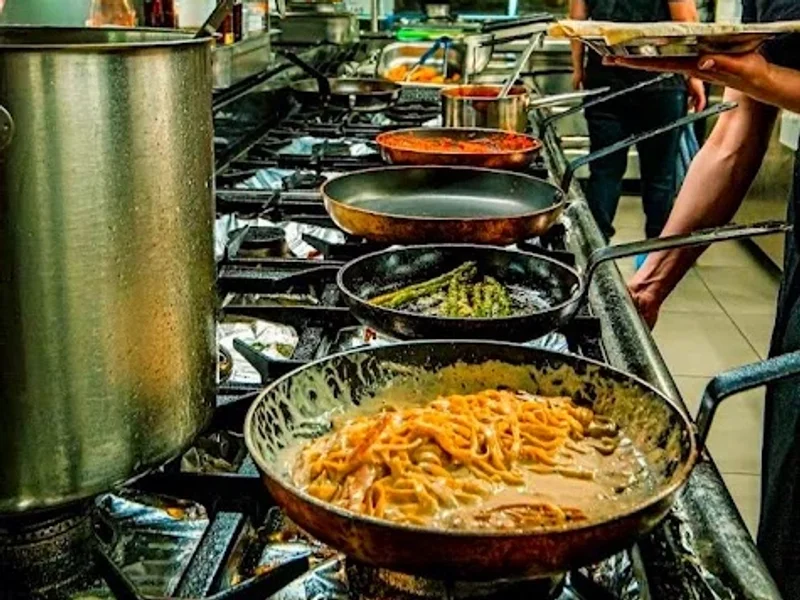 Summer restaurant bistro