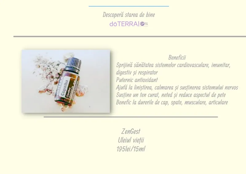 DOTERRA by picaturi esentiale de sanatate