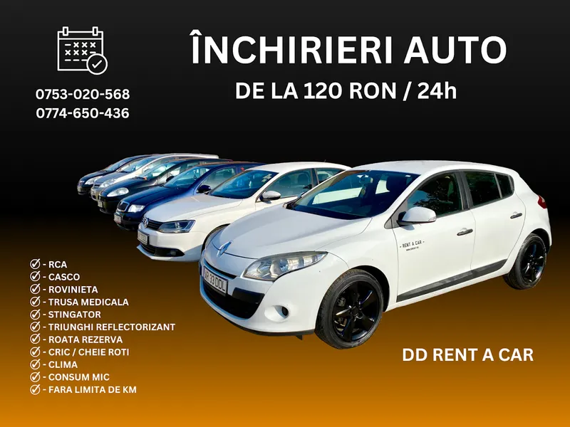 Rent a car Arad - inchirieri autoturisme Arad