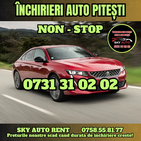 Inchirieri auto PITESTI Rent a Car - Sky Auto Rent