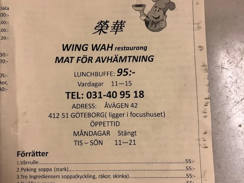 wing wah restaurang