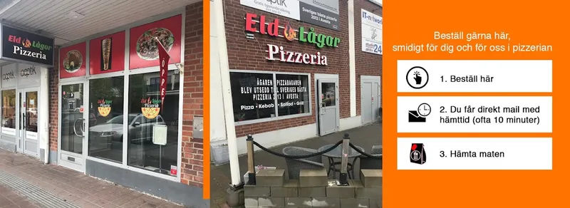 Eld och Lågor pizzeria i Åstorp