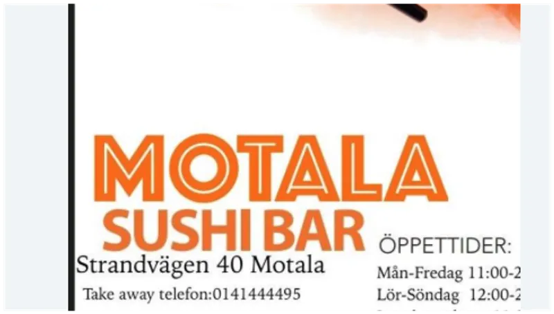 Motala Sushibar - Sushi motala