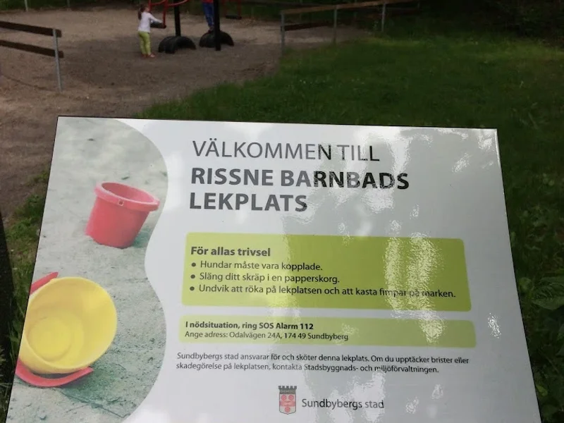 Rissne barnbads lekplats