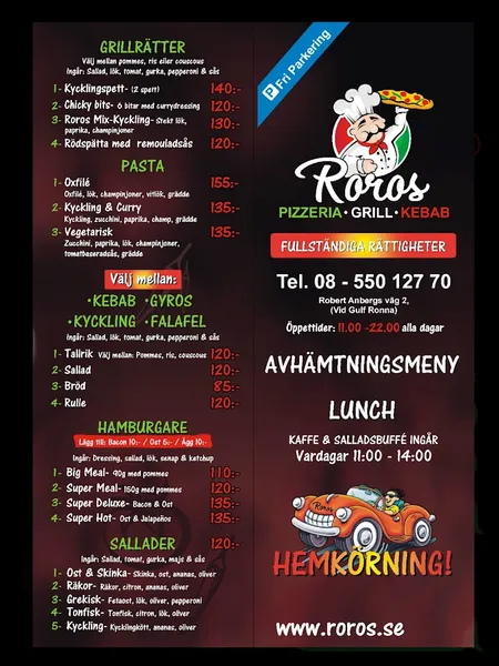 Roros Pizzeria Grill & Kebab