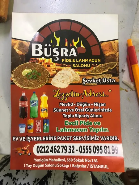 Büşra Pide Lahmacun Salonu şevket usta