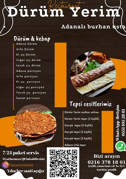 DÜRÜM YERİM & KEBAP / LAHMACUN