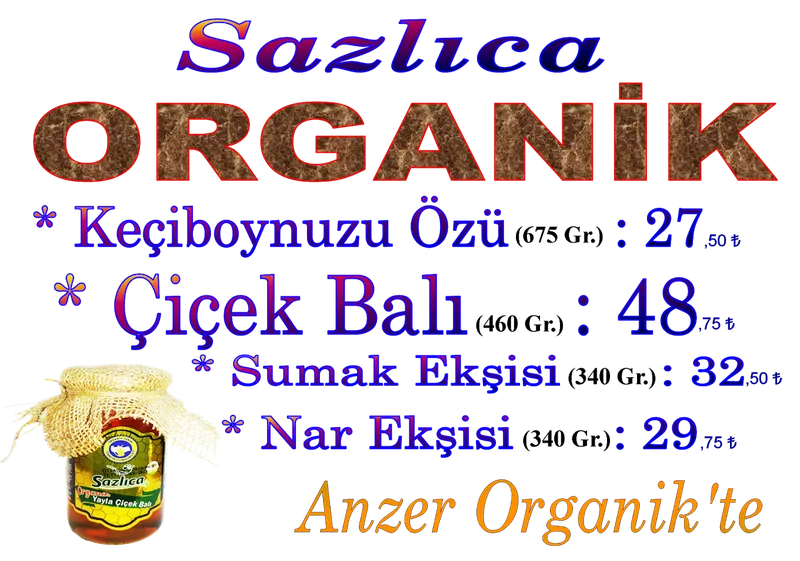 ANZER ORGANİK ÜRÜNLER