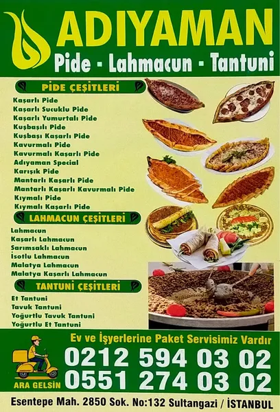 ADIYAMAN PİDE LAHMACUN VE TANTUNİ SALONU