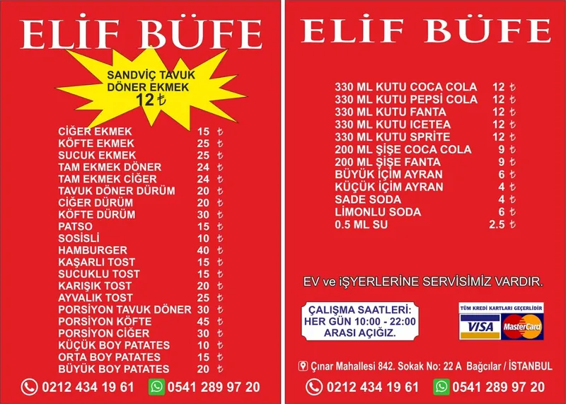 Elif bufe