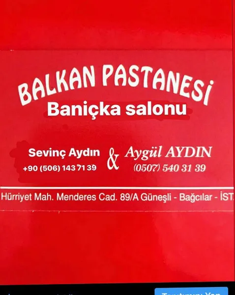 Balkan Pastanesi