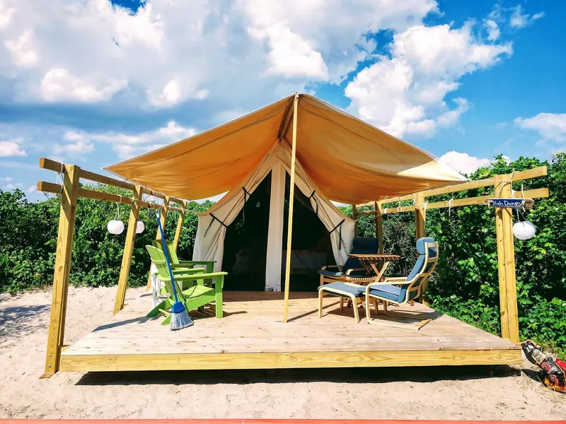 Watch Hill Fire Island Campground & Safari Tent Glamping