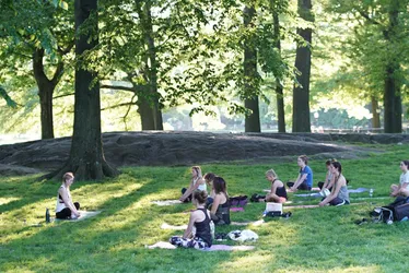 7 best outdoor yoga in New York City