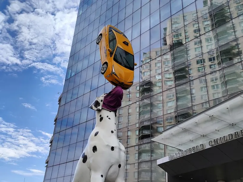 Dalmatian and Taxi Sculpture "Spot"